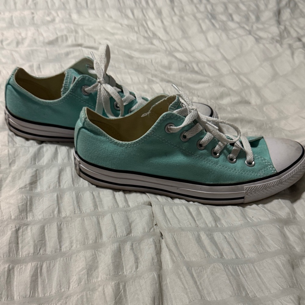 Mint Green Converse  Low-Top Sneakers